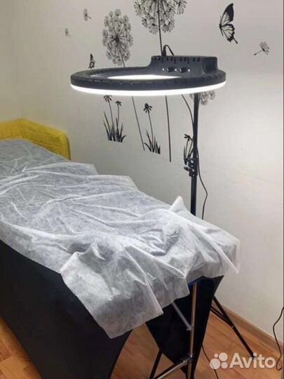 Кольцевая лампа со штативом 45см(магазин )