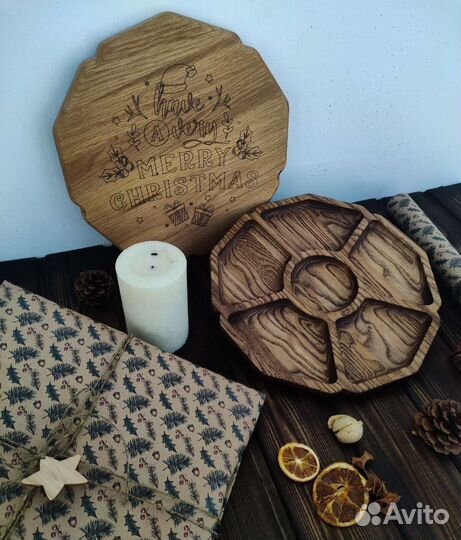 Менажница деревянная