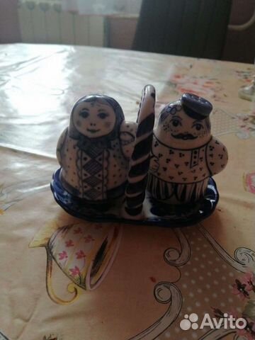 Набор для специй гжель