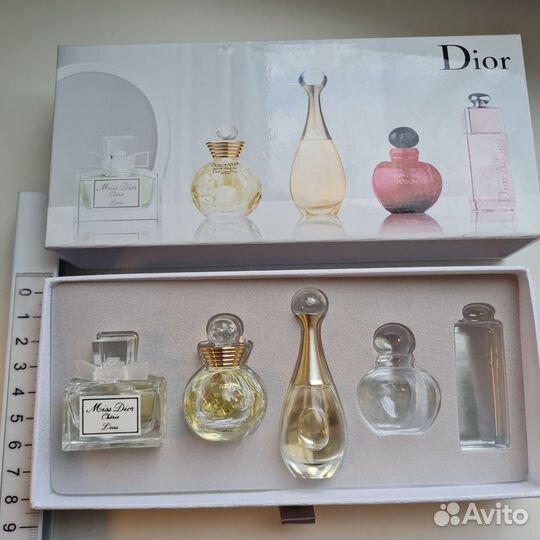 Набор миниатюр духов Dior оригинал