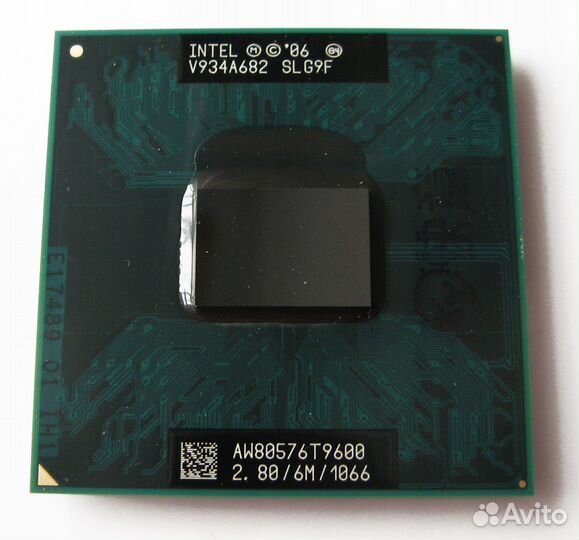 Процессор для ноутбуков Intel Core 2 Duo T9600