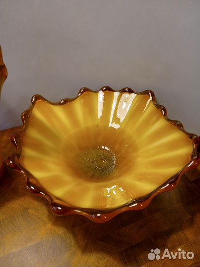 Вазы винтажная, муранское стекло