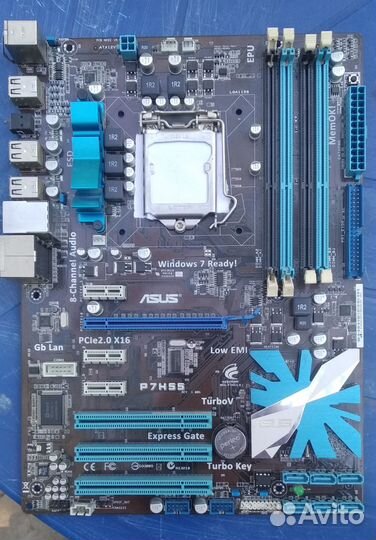 Материнская плата сокет 1156 Asus P7H55