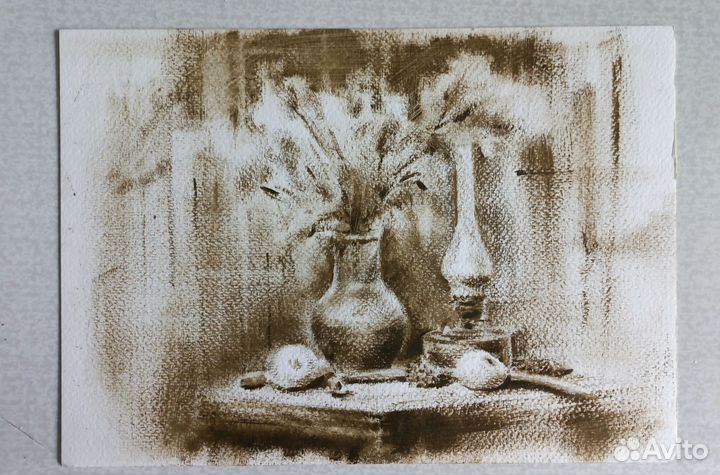 Картина маслом натюрморт в технике 