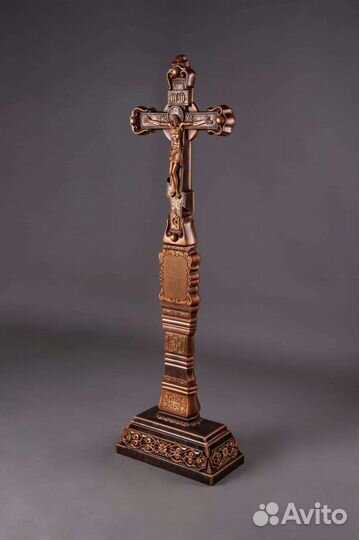 Памятник крест на могилу надгробия из камня