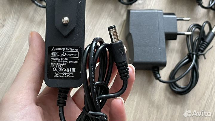 Оптом от 10шт адаптеры 6V 2A новые