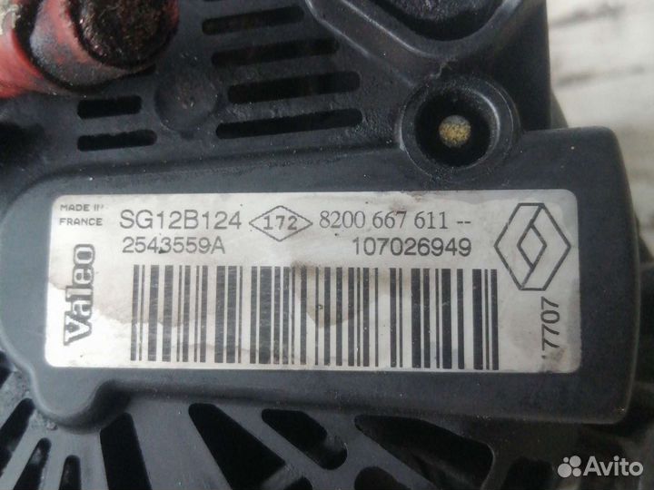 Генератор Renault scenic 2, F9Q818