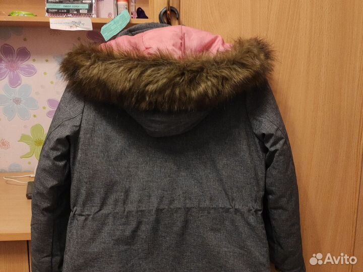 Парка зимняя для девочки 140-146