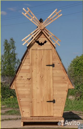 Дачный туалет с установкой ART128