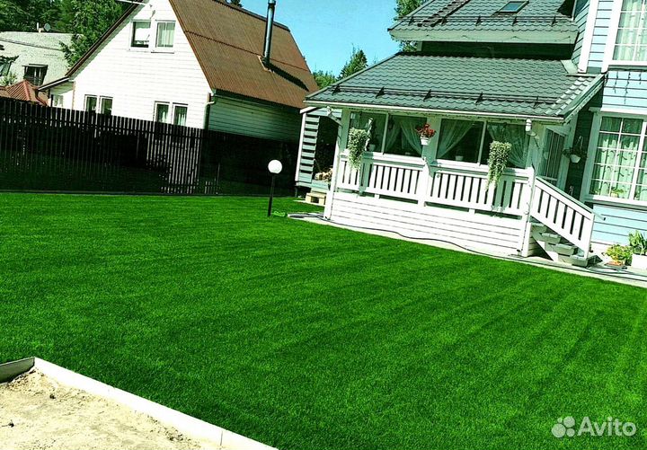 Рулонный газон 