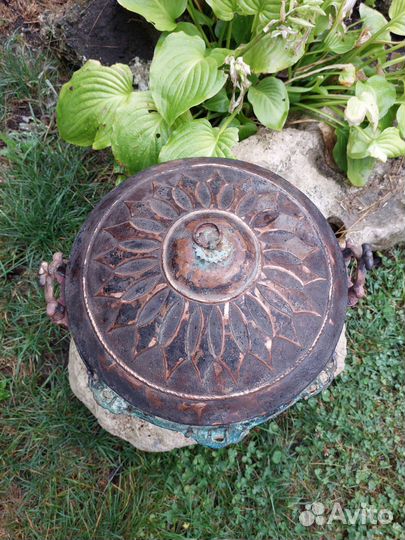 Старинный медный казан 12 литров