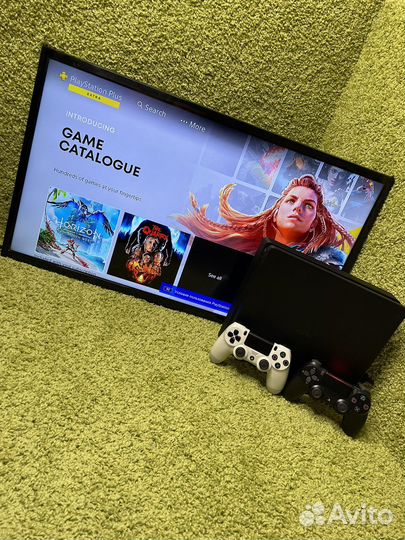 Sony PlayStation 4 slim + 400игр