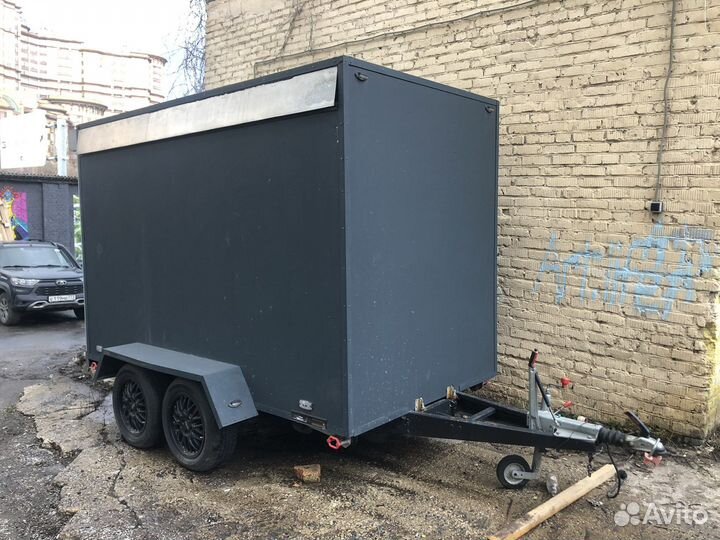 Прицеп легковой двухосный с тормозами