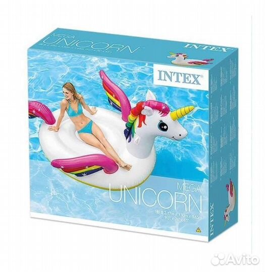 Надувной матрас единорог, новый