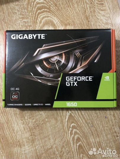 Видеокарта gtx 1650 4gb. gddr6