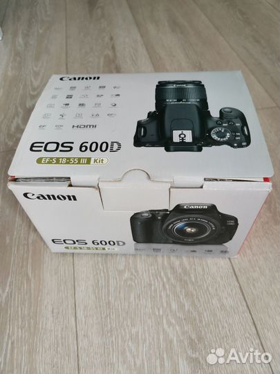 Canon eos 600d kit 18-55