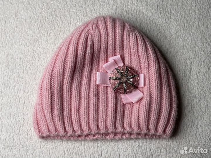 Розовые шапки для девочки