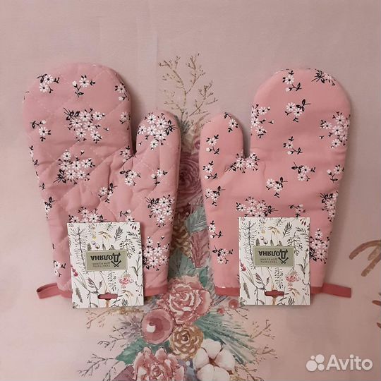 Прихватки варежки на подарок