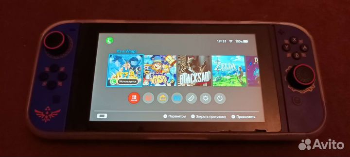 Протишитая Nintendo switch Legend of Zelda edition