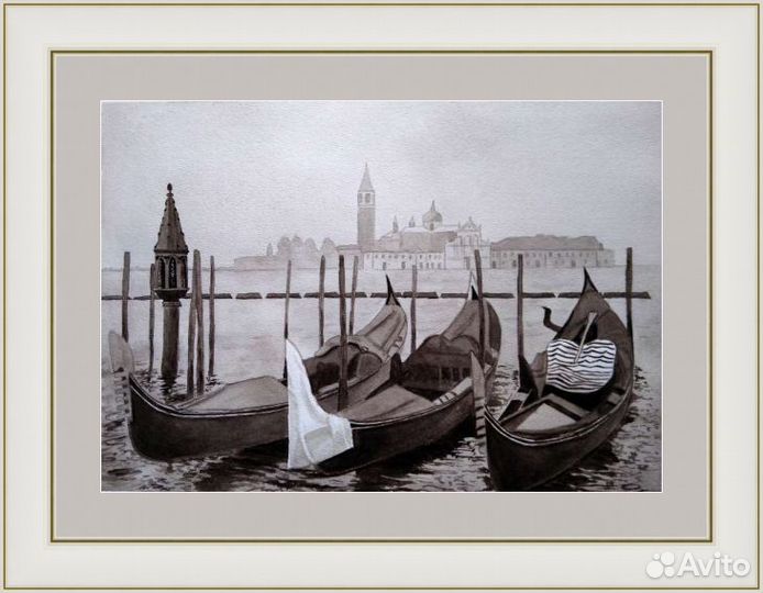 Картина акварелью 