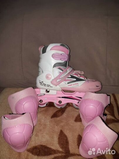 Роликовые коньки детские раздвижные