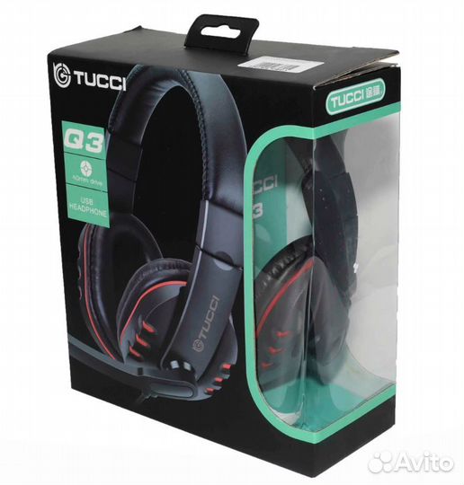 Наушники проводные игровые tucci TC-Q3 черный