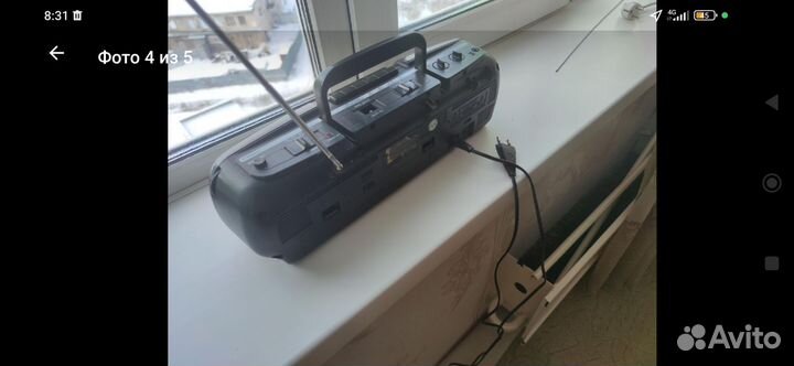 Кассетный радиомагнитофон 