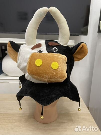 Шапка быка карнавальная