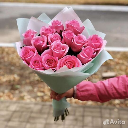 Цветы розы букет