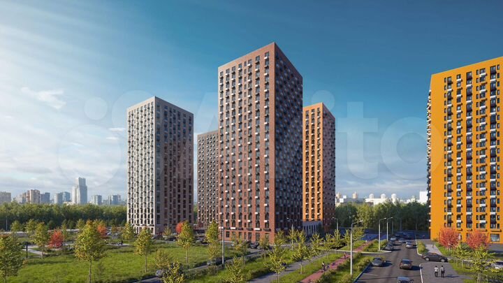 Квартира-студия, 44 м², 13/17 эт.