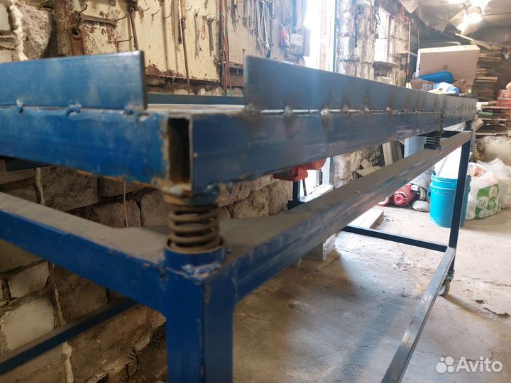 Вибростол для тротуарной плитки