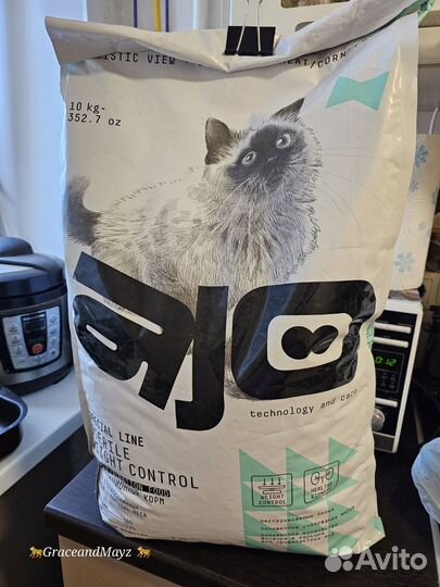 Корм для стерилизованных кошек Ajo 10 кг