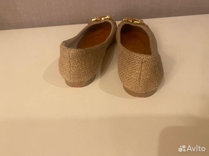 Балетки из льна 39