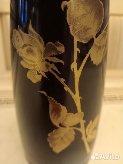 Ваза Royal KPM кобальт фосфор Германия