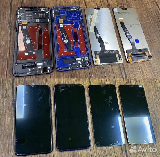 Дисплей honor 8x/premium/9x lite /9 с рамкой/без