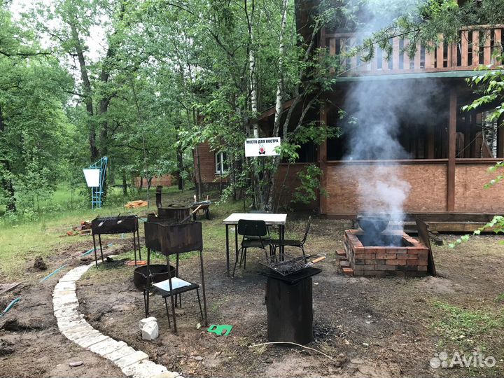 Аренда домиков на лесных озерах. Турбаза лето 2023