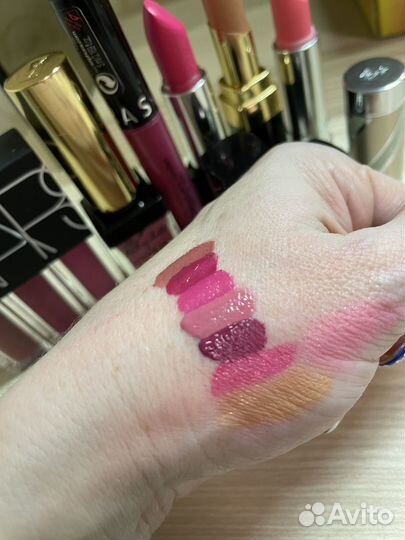 Помады, блески Nars, YSL, Lancôme, Chanel