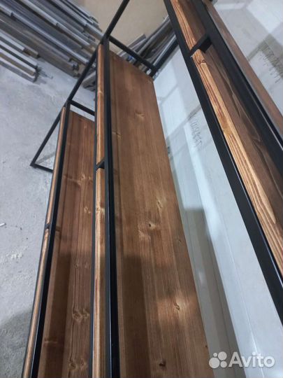 Стеллажи в стиле лофт