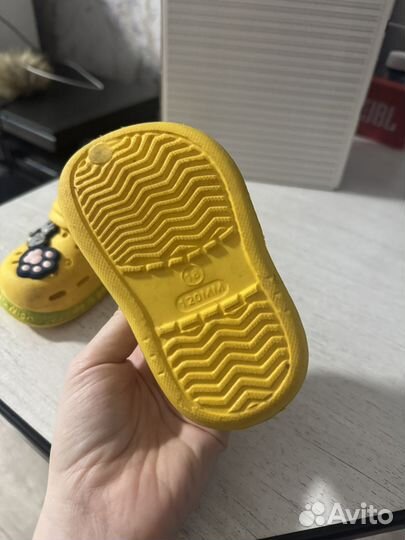 Сланцы сабо детские 18 размер