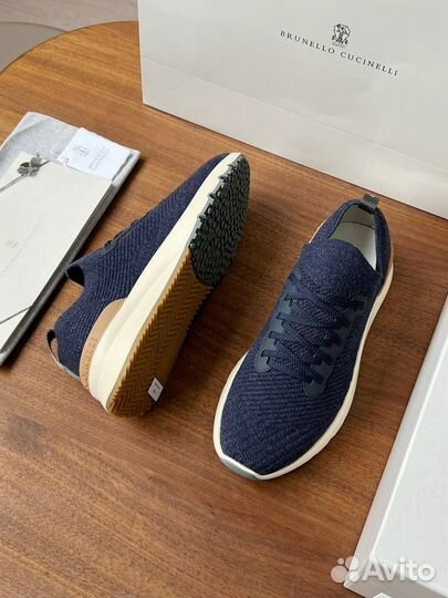 Текстильные кроссовки Brunello Cucinelli