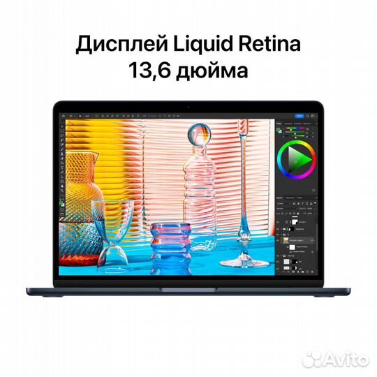 MacBook Air 13 M2 8/512Gb Midnight /Магазин/Новый