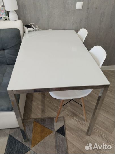 Кухонный стол стеклянный бу