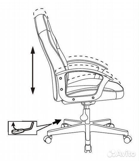 Кресло игровое Zombie 11LT black