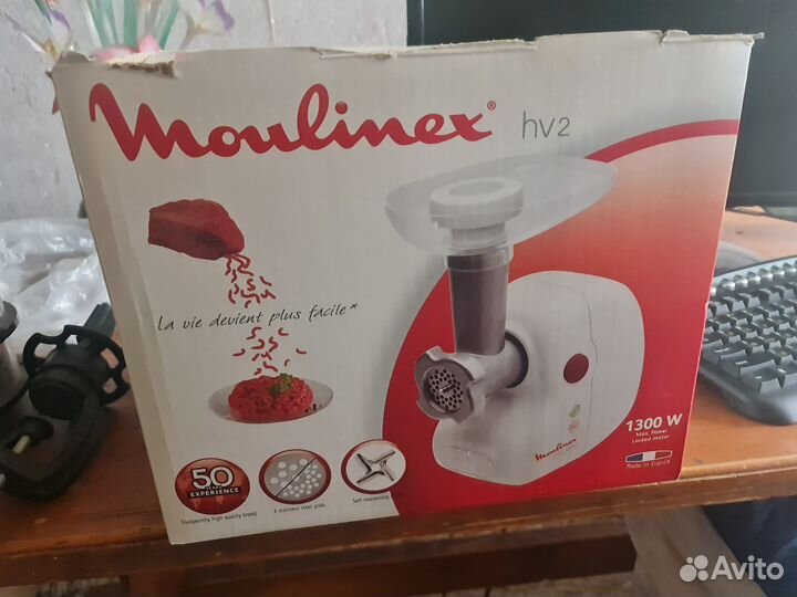 Мясорубка электрическая moulinex
