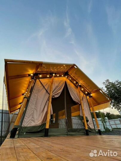 Сафари тэнт Палатка для Глэмпинга