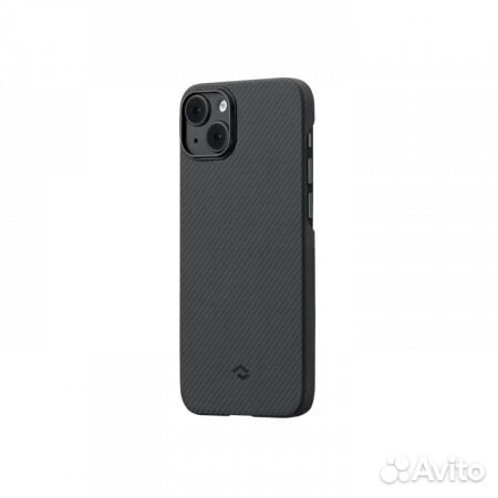 Чехол Pitaka KI1401A для iPhone 14 черно-серый, у