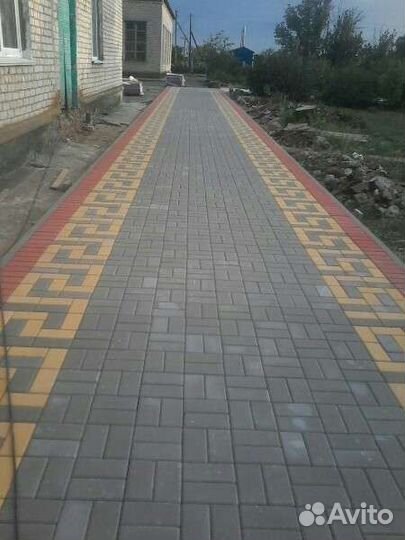 Благоустройство укладка брусчатки