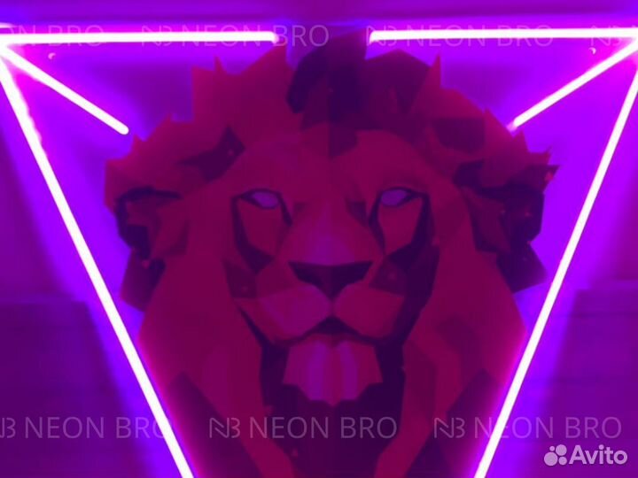Неоновая надпись / Готовая реклама