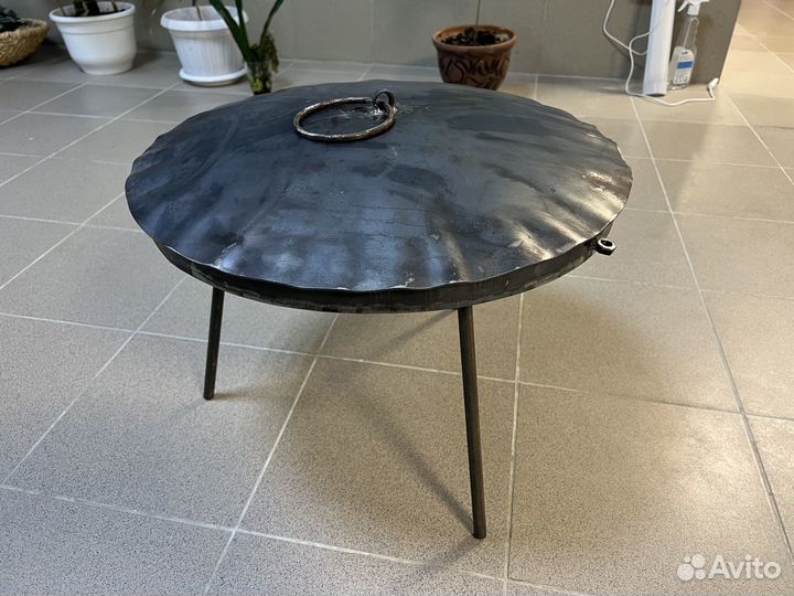 Садж на ножках стальной 50см