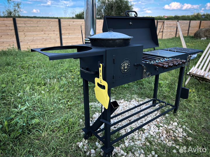 Мангал-Гриль-Печь 5 мм «Дачный»